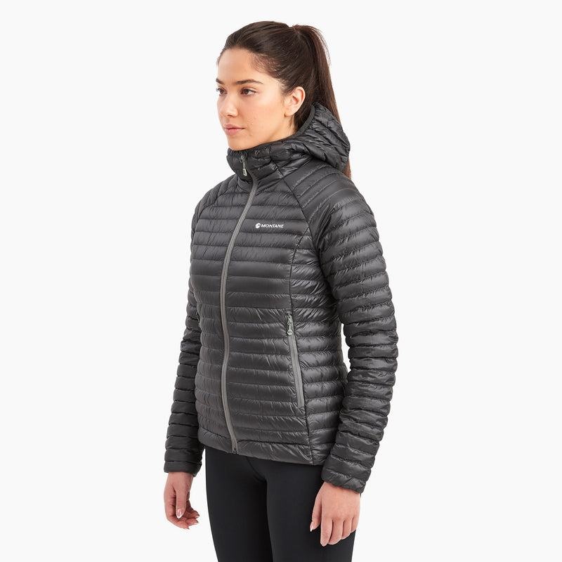 Dark Grey Montane Anti-Freeze Lite Hooded Women's Down Jackets | KFE3955KW