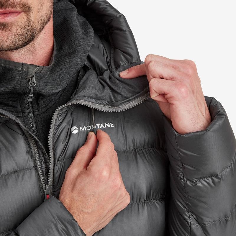 Dark Grey Montane Anti-Freeze XT Hooded Men's Down Jackets | XCY2845YZ