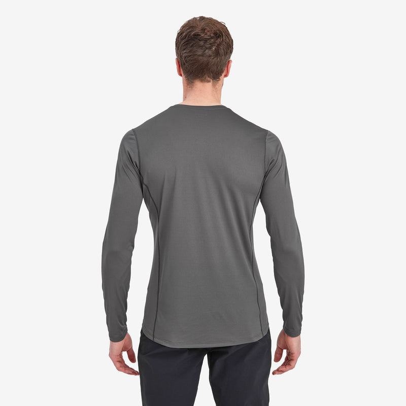 Dark Grey Montane Dart Lite Long Sleeve Men's T Shirts | OGM2679CS