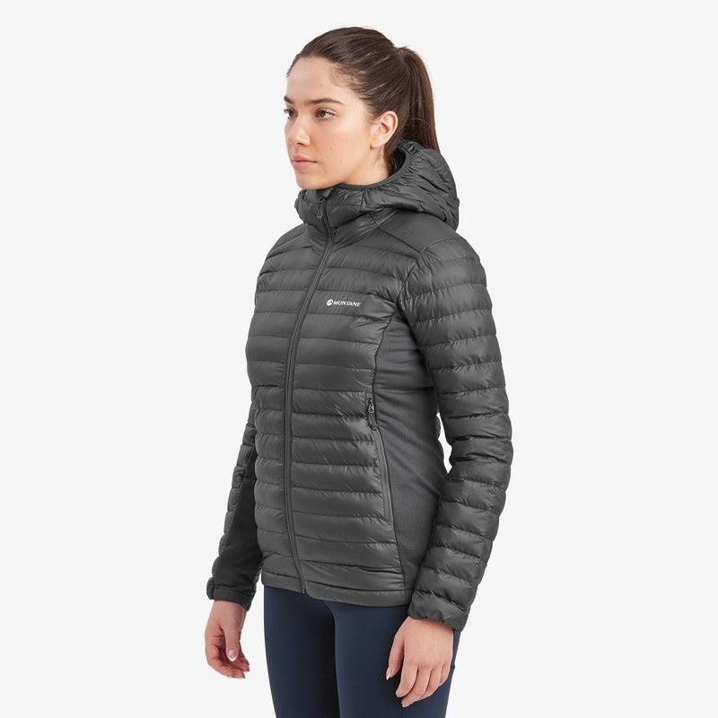 Dark Grey Montane Icarus Lite Hooded Women's Jackets | SXT8996JP