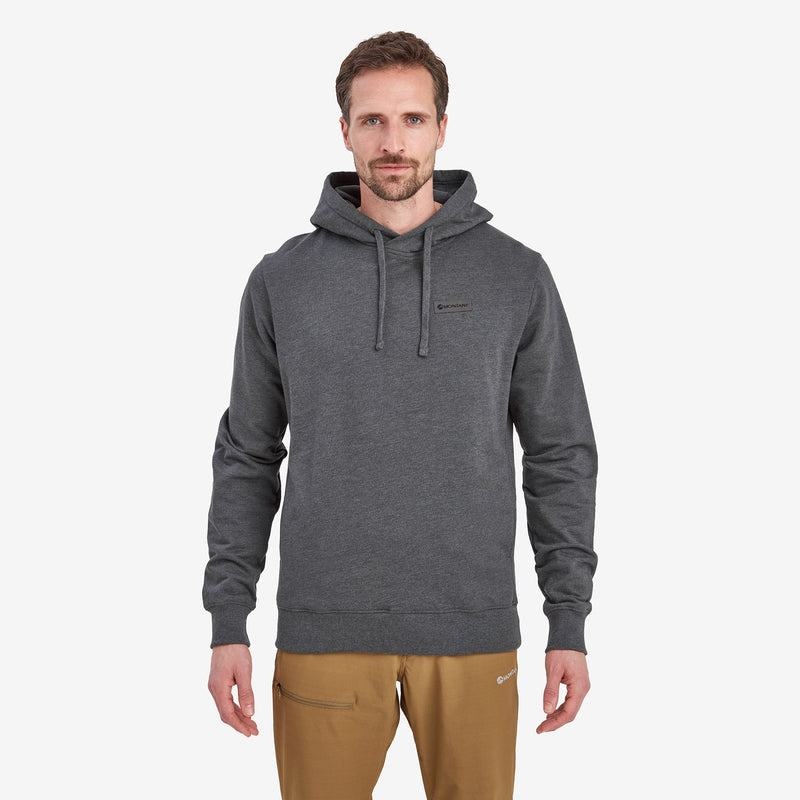 Dark Grey Montane Mono Logo Men's Hoodie | HXO460YZ