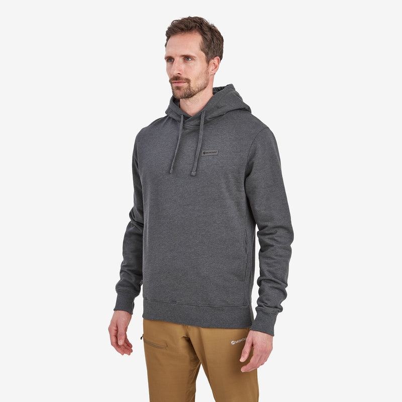 Dark Grey Montane Mono Logo Men's Hoodie | HXO460YZ