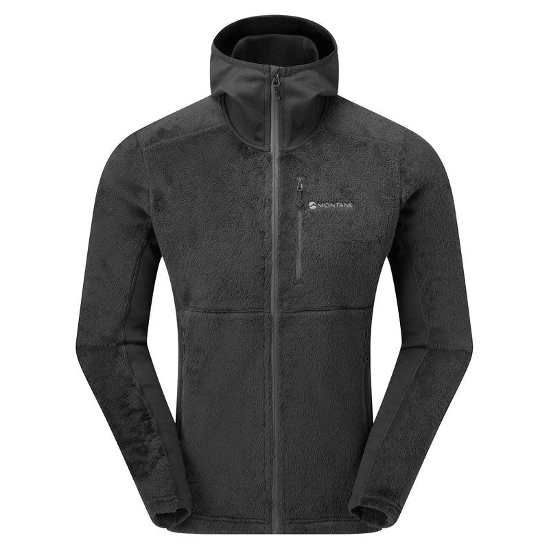 Dark Grey Montane Protium XPD Hooded Men\'s Fleece Jackets | XGM3935ZP