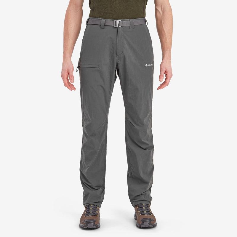 Dark Grey Montane Terra Lite Men's Pants | SCF8124LD