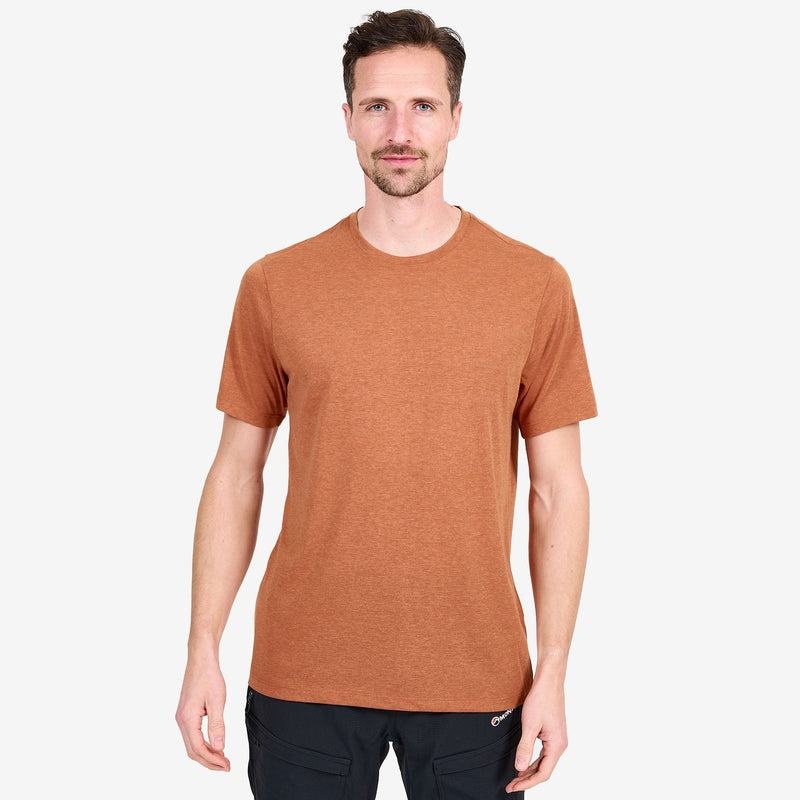 Dark Orange Montane Phase Men's T Shirts | KUK8817WG