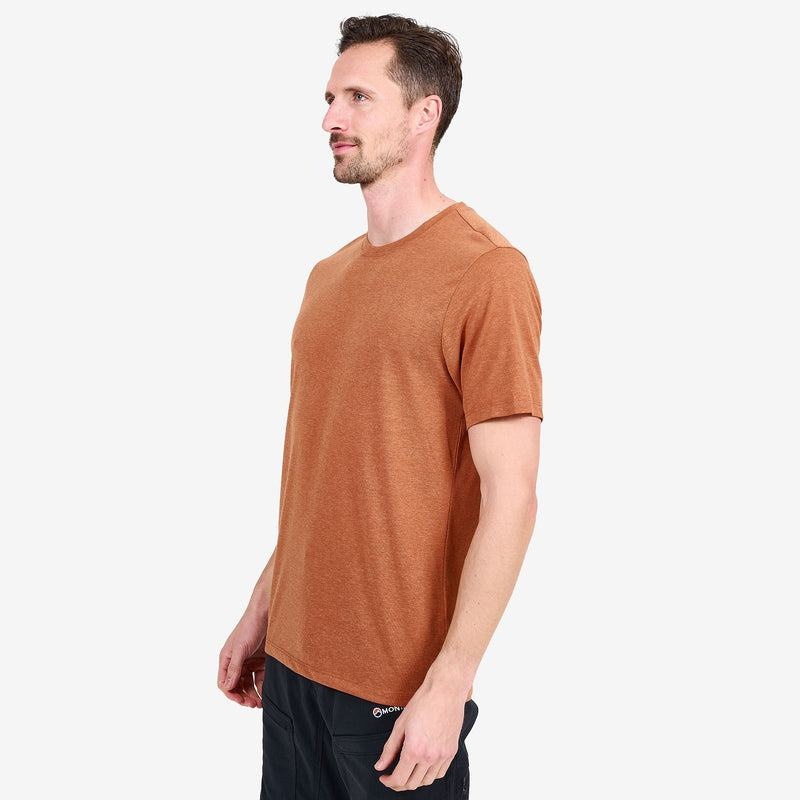 Dark Orange Montane Phase Men's T Shirts | KUK8817WG