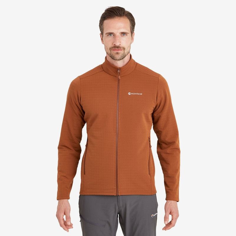 Dark Orange Montane Protium XT Men's Fleece Jackets | XNS7343VQ