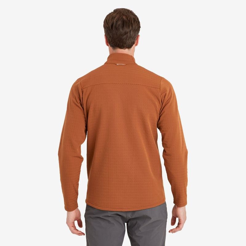 Dark Orange Montane Protium XT Men's Fleece Jackets | XNS7343VQ