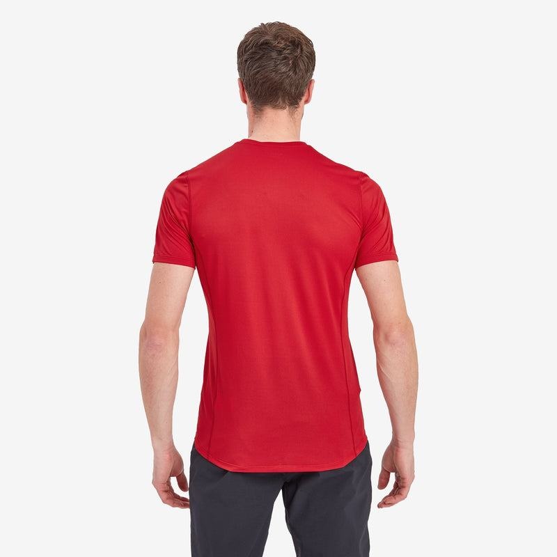 Dark Red Montane Dart Lite Men's T Shirts | QEJ7939DM