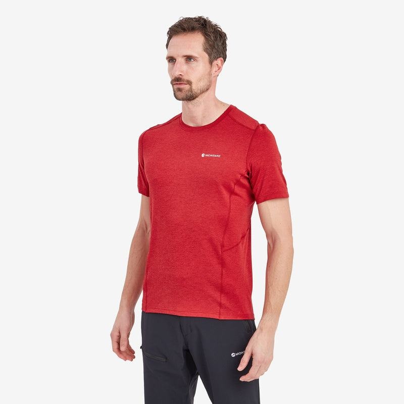 Dark Red Montane Dart Men's T Shirts | PCS8111EA