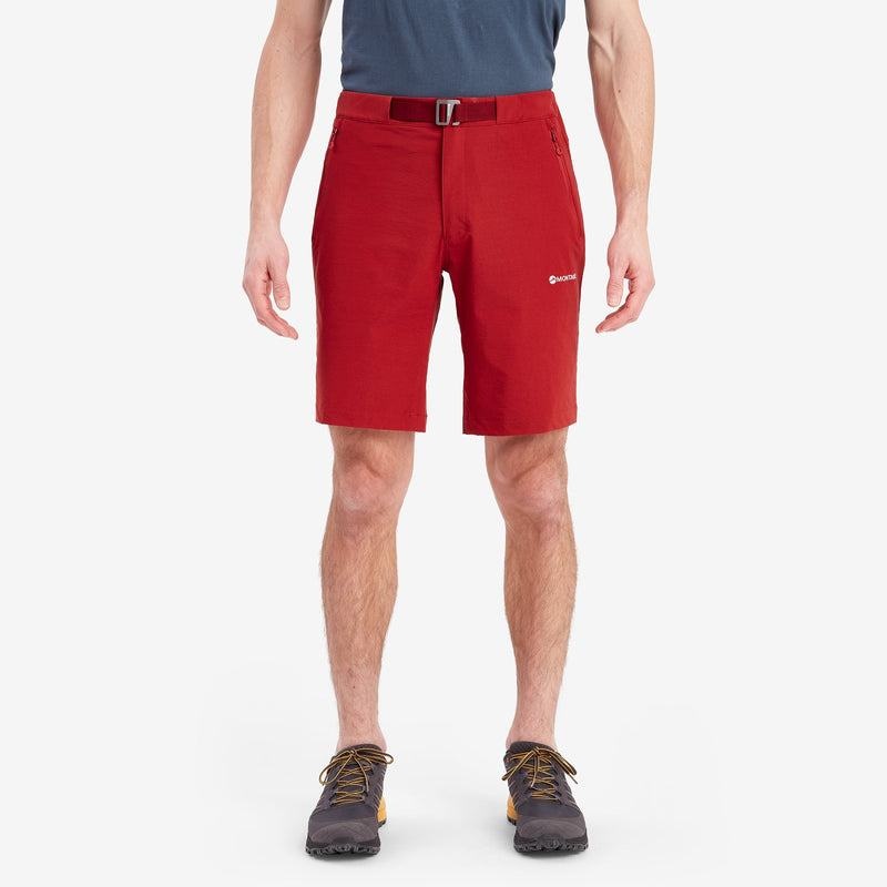 Dark Red Montane Dynamic Lite Men's Shorts | EQU2087RE