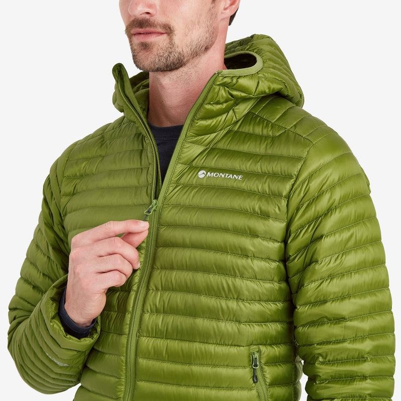 Green Montane Anti-Freeze Lite Hooded Men's Down Jackets | RFM8536IC