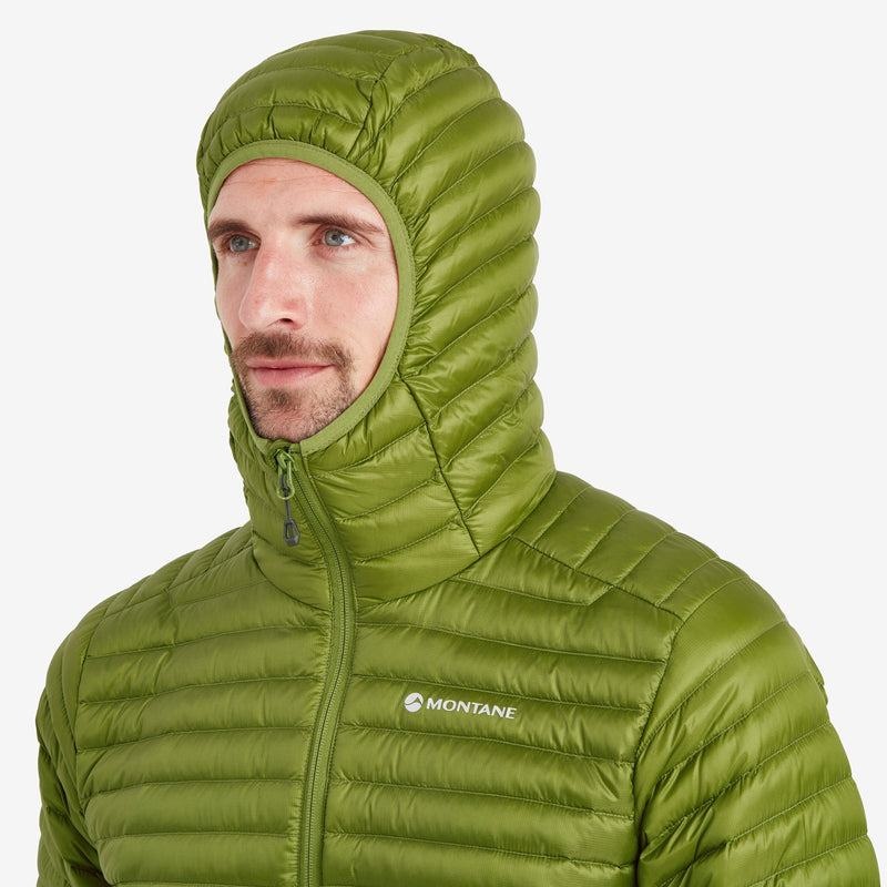 Green Montane Anti-Freeze Lite Hooded Men's Down Jackets | RFM8536IC