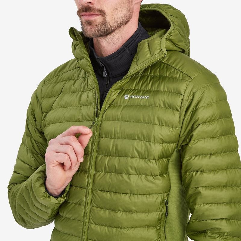 Green Montane Icarus Lite Hooded Men's Jackets | EBH4869BL