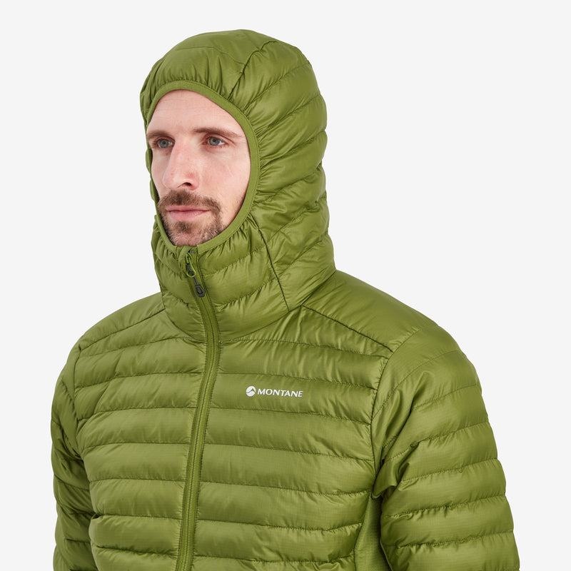 Green Montane Icarus Lite Hooded Men's Jackets | EBH4869BL