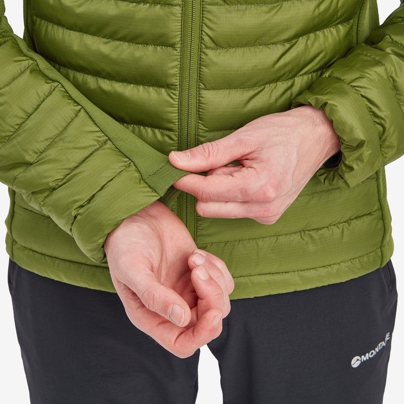 Green Montane Icarus Lite Hooded Men's Jackets | EBH4869BL