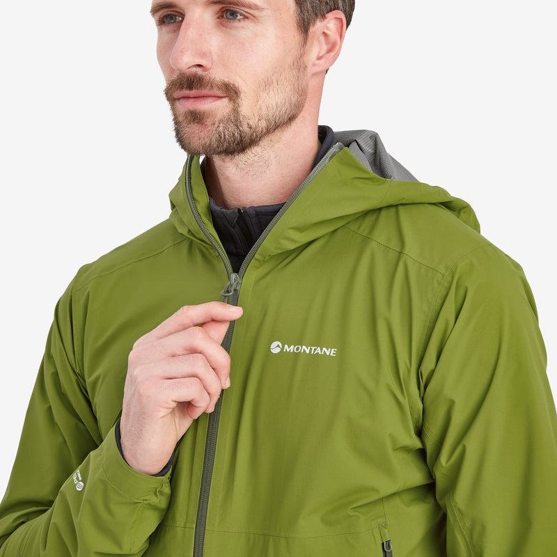 Green Montane Minimus Lite Men's Waterproof Jackets | OFW3076DK