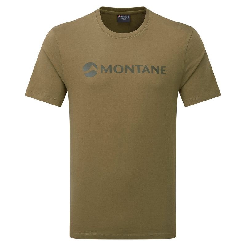 Green Montane Mono Logo Men\'s T Shirts | QAQ2080MU