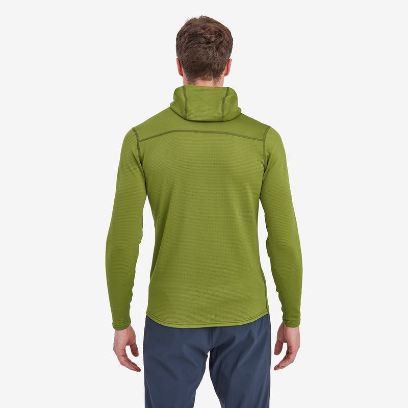 Green Montane Protium Lite Hooded Pull On Men's Fleece | QFD3125TZ