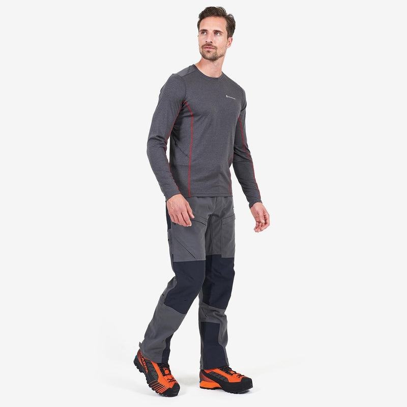 Grey Black Montane Super Terra Men's Pants | YDT7237YZ