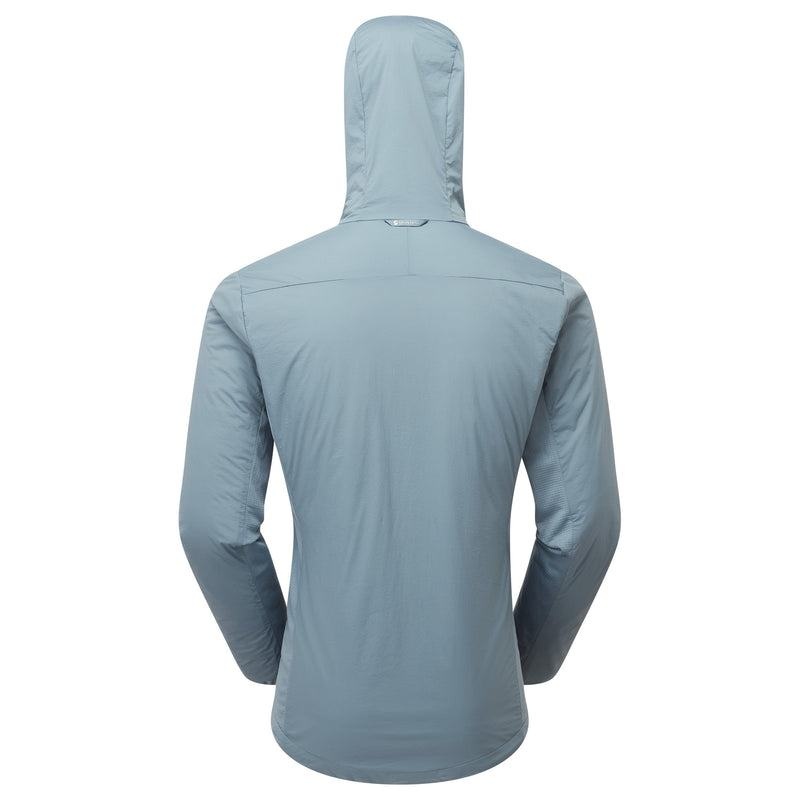 Grey Blue Montane Fireball Lite Hooded Men's Insulated Jackets | BQF4650DC