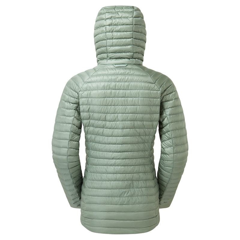 Grey Green Montane Anti-Freeze Lite Hooded Women's Down Jackets | MKR7436GE