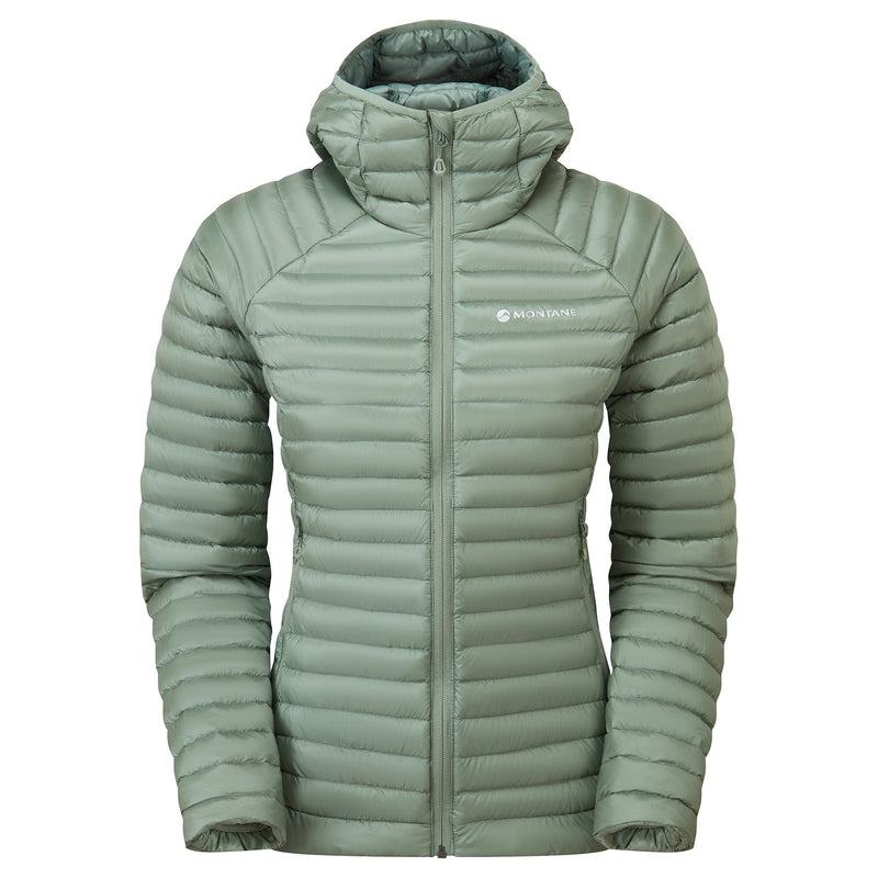 Grey Green Montane Anti-Freeze Lite Hooded Women\'s Down Jackets | MKR7436GE