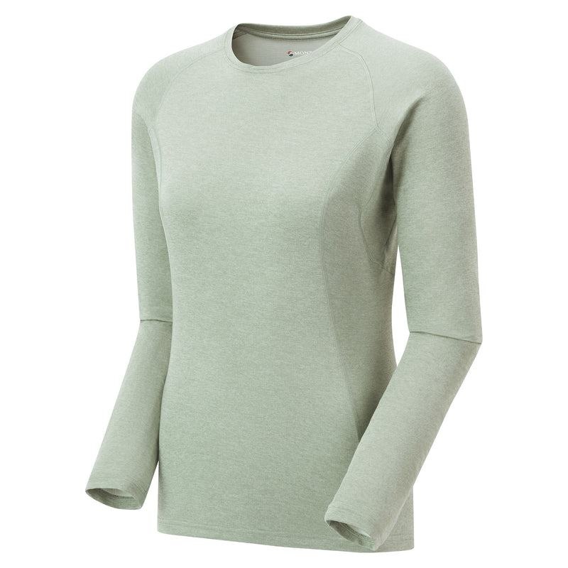 Grey Green Montane Dart Long Sleeve Women's T Shirts | JNA6410AT