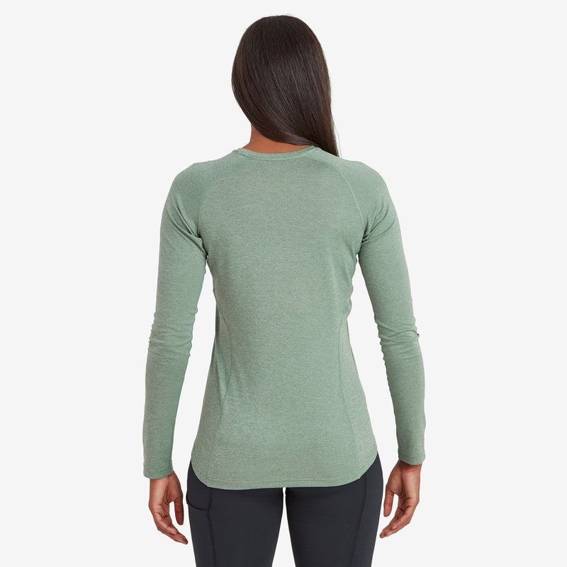 Grey Green Montane Dart Long Sleeve Women's T Shirts | JNA6410AT