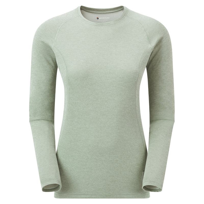 Grey Green Montane Dart Long Sleeve Women\'s T Shirts | JNA6410AT