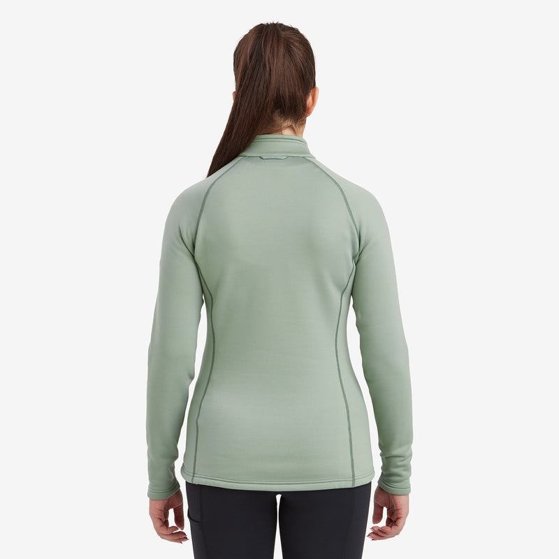 Grey Green Montane Fury Zip Pull-On Women's Fleece | SZQ2735NJ