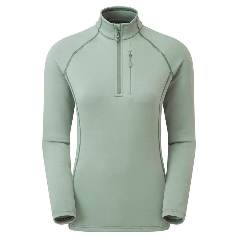 Grey Green Montane Fury Zip Pull-On Women\'s Fleece | SZQ2735NJ