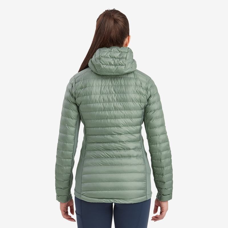 Grey Green Montane Icarus Lite Hooded Women's Jackets | TQB7680YN