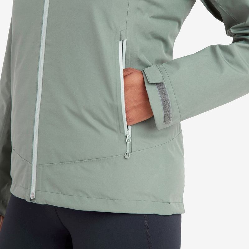 Grey Green Montane Spirit Women's Waterproof Jackets | CPC6426SR