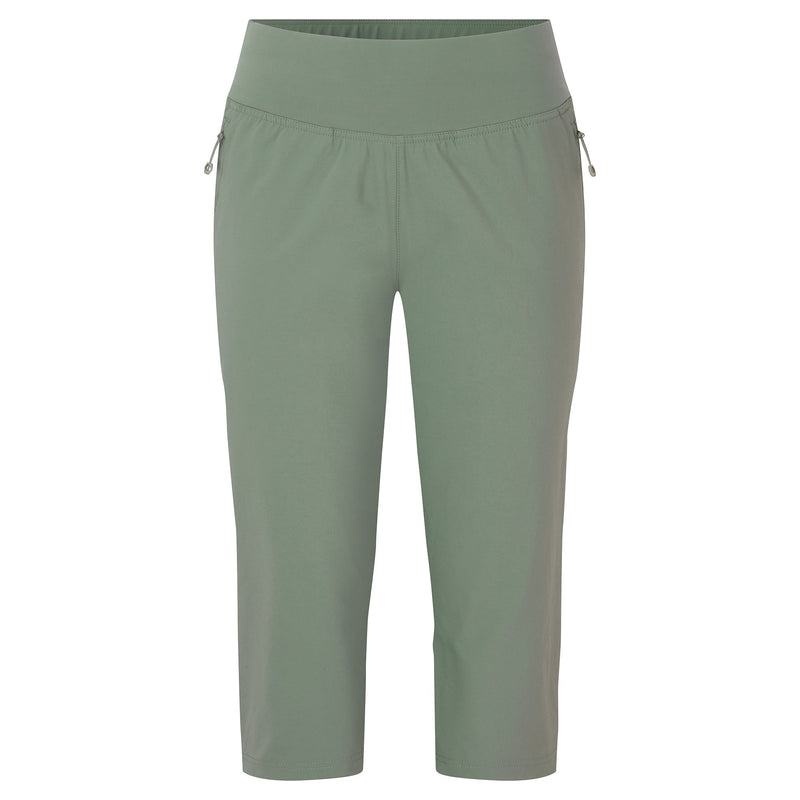 Grey Green Montane Tucana Lite Stretch Capri 3/4 Women\'s Leggings | PKE7781GY