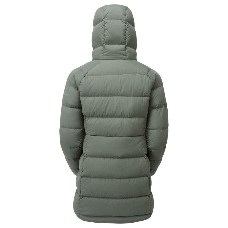 Grey Green Montane Tundra Hooded Women's Down Jackets | TZK4614PH