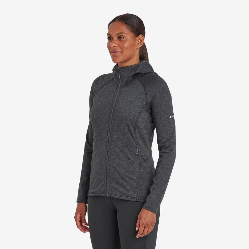 Grey Montane Protium Hooded Women's Fleece Jackets | NXT9946IB