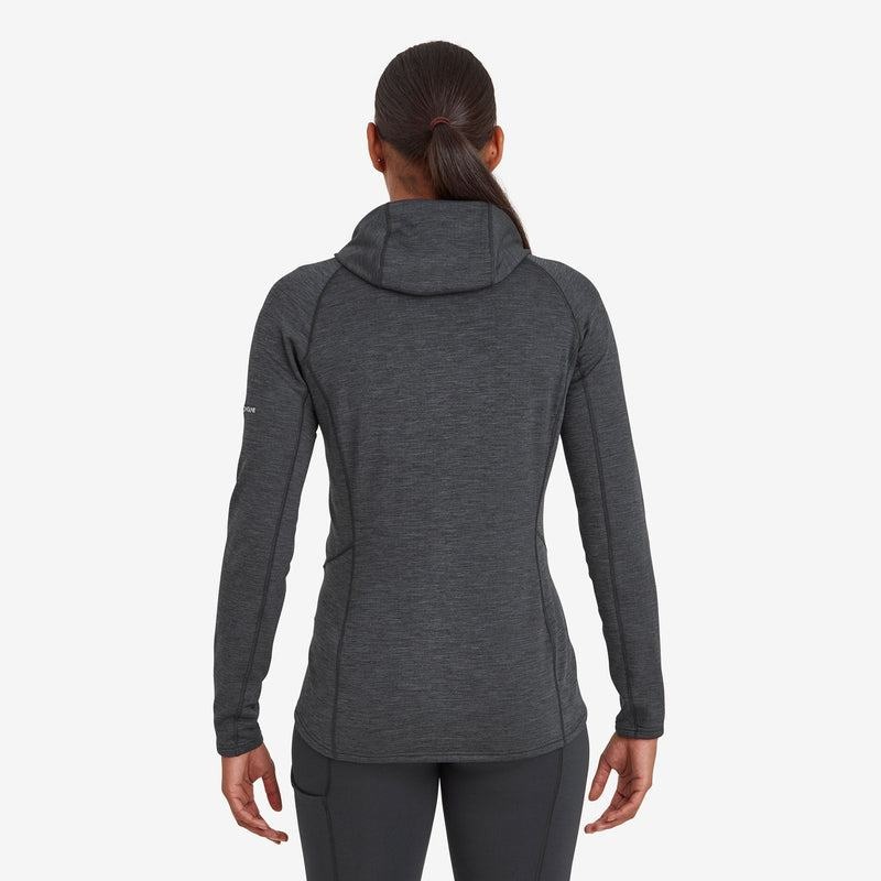 Grey Montane Protium Hooded Women's Fleece Jackets | NXT9946IB