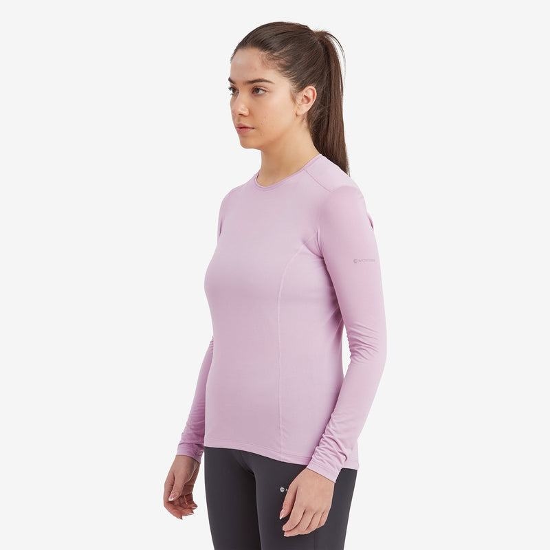 Grey Purple Montane Dart Lite Long Sleeve Women's T Shirts | PAM709XZ