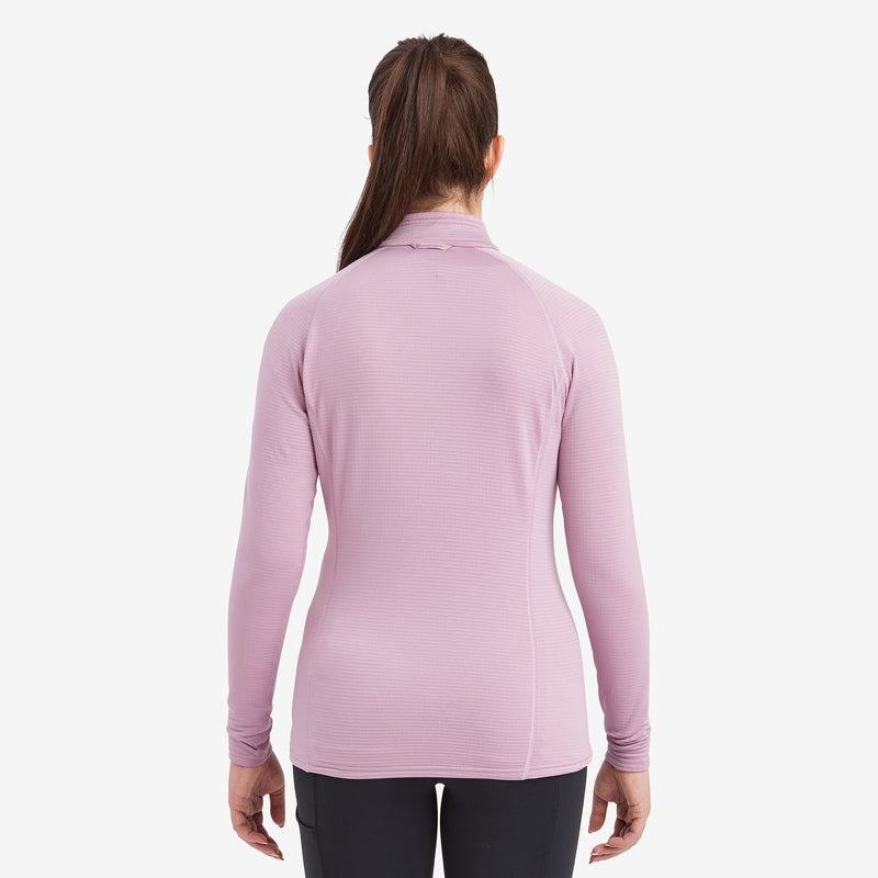 Grey Purple Montane Protium Lite Pull On Women's Fleece | BAZ9461BH