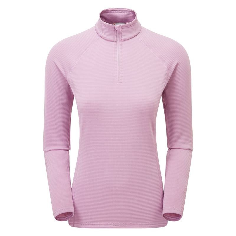 Grey Purple Montane Protium Lite Pull On Women\'s Fleece | BAZ9461BH