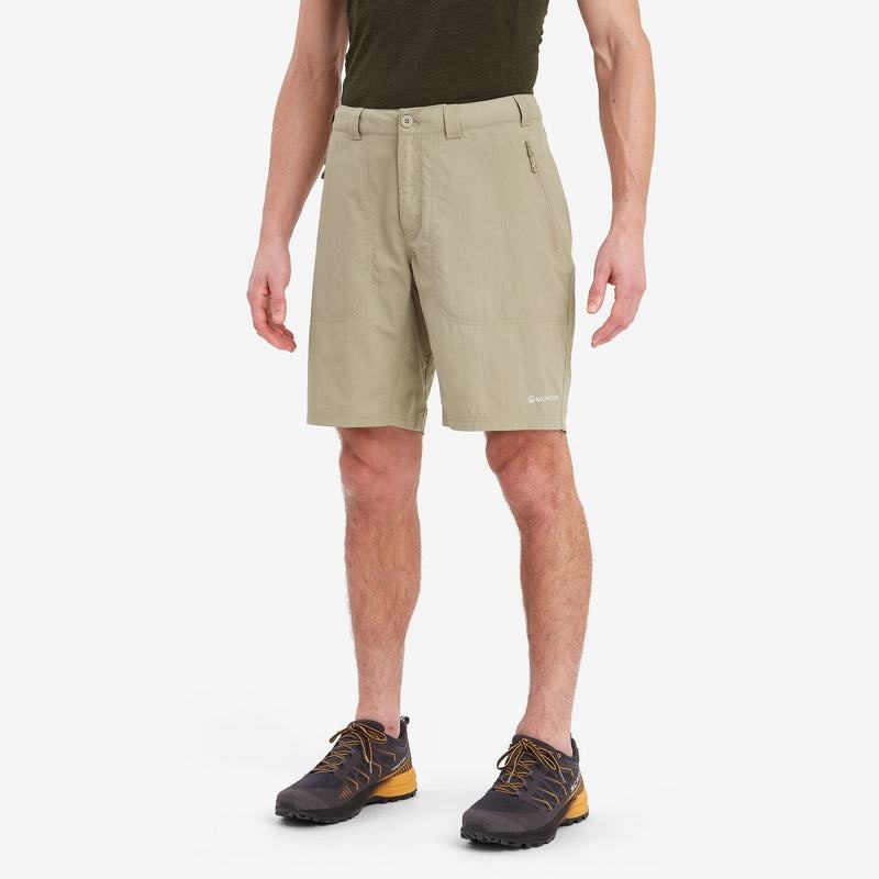 Khaki Montane Terra Men's Shorts | NOV4565OY