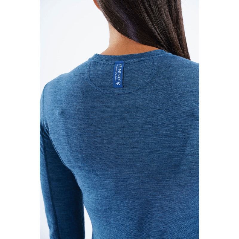 Navy Blue Montane Primino 140 Long Sleeve Women's T Shirts | NYL931GA