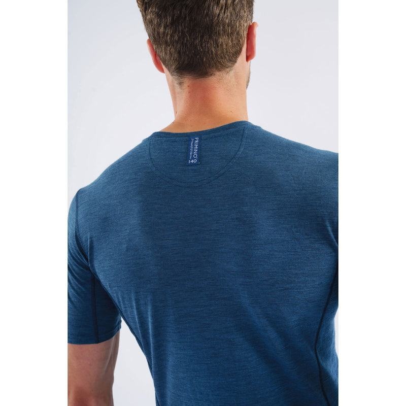 Navy Blue Montane Primino 140 Men's T Shirts | MQS2284EB