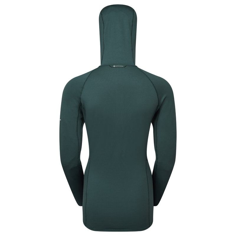 Olive Green Montane Protium Hooded Women's Fleece Jackets | HVH4476IO