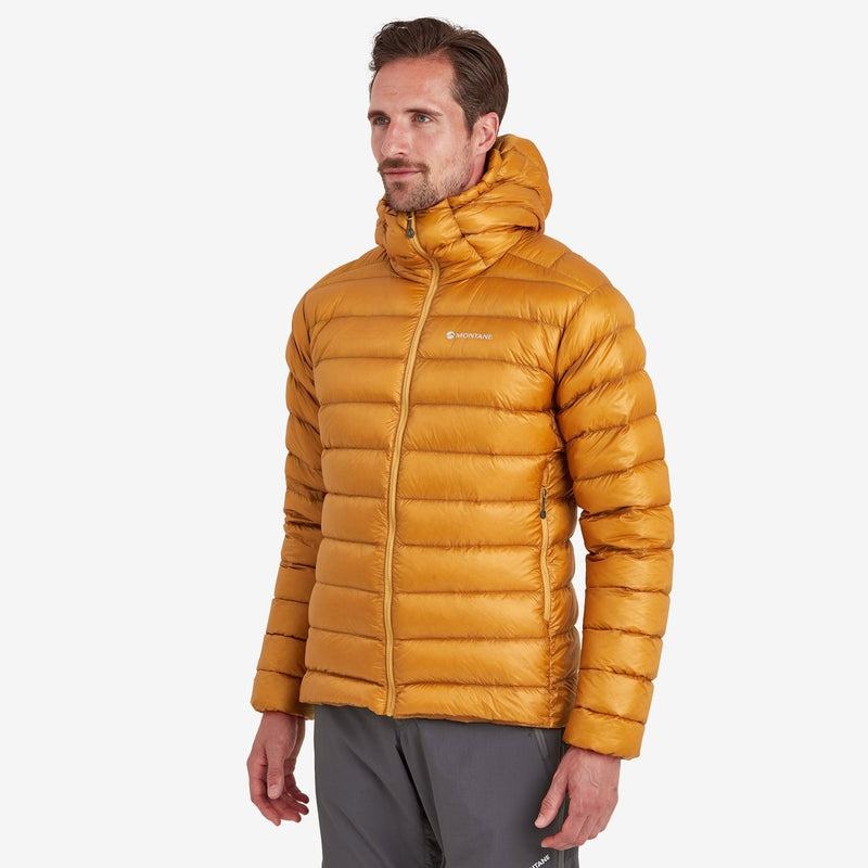 Orange Montane Alpine 850 Lite Hooded Men's Down Jackets | MLX1963KA