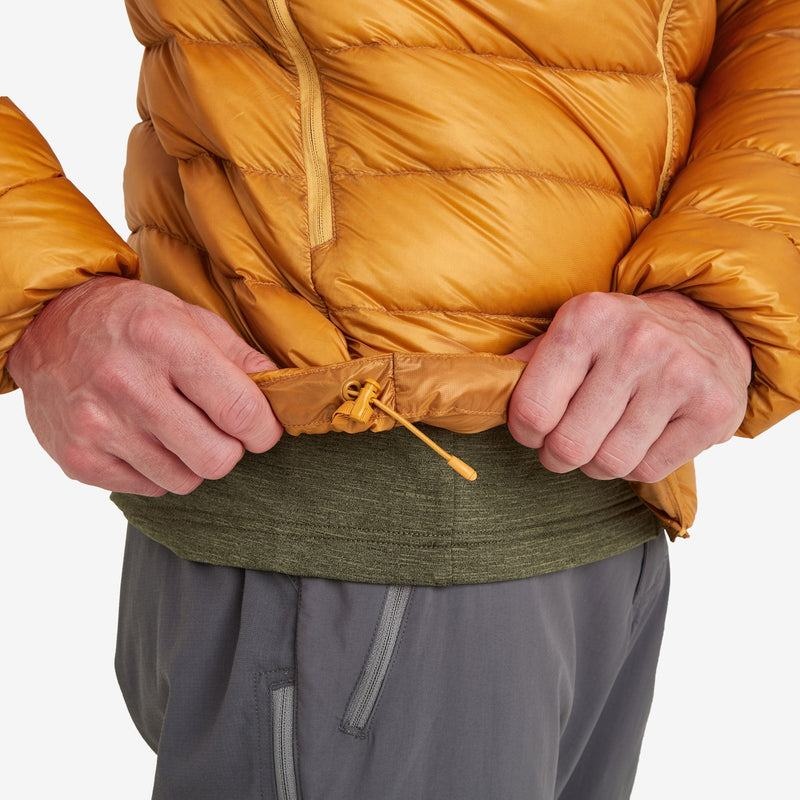 Orange Montane Alpine 850 Lite Hooded Men's Down Jackets | MLX1963KA