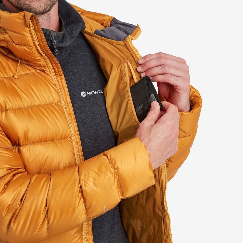 Orange Montane Anti-Freeze XT Hooded Men's Down Jackets | TJO2262QR