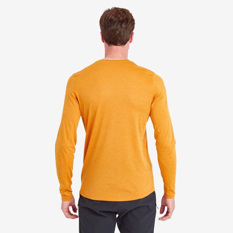 Orange Montane Dart Long Sleeve Men's T Shirts | ZCR7884XL