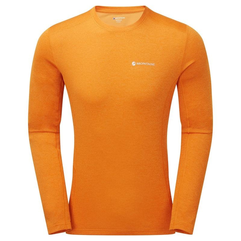 Orange Montane Dart Long Sleeve Men\'s T Shirts | ZCR7884XL